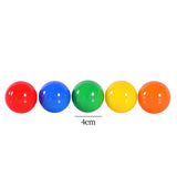 Maxbell 50Pcs Bingo Ball Durable Equipment Lottery Balls for Company Birthday Family