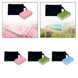 Maxbell Travel Mini Mahjong Board Game, 144 Tiles Mahjong for Outdoor Gathering Home Pink