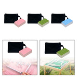 Maxbell Travel Mini Mahjong Board Game, 144 Tiles Mahjong for Outdoor Gathering Home Pink
