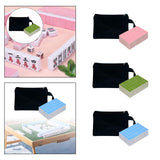 Maxbell Travel Mini Mahjong Board Game, 144 Tiles Mahjong for Outdoor Gathering Home Pink