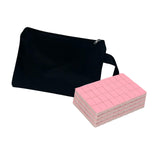 Maxbell Travel Mini Mahjong Board Game, 144 Tiles Mahjong for Outdoor Gathering Home Pink