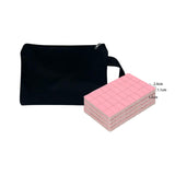 Maxbell Travel Mini Mahjong Board Game, 144 Tiles Mahjong for Outdoor Gathering Home Pink