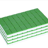 Maxbell Travel Mini Mahjong Board Game, 144 Tiles Mahjong for Outdoor Gathering Home Green