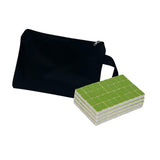 Maxbell Travel Mini Mahjong Board Game, 144 Tiles Mahjong for Outdoor Gathering Home Green