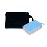 Maxbell Travel Mini Mahjong Board Game, 144 Tiles Mahjong for Outdoor Gathering Home Blue