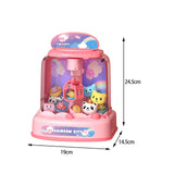 Maxbell Claw Machine with Music Lovely claw Machine for Gift Toy Party Children Pink