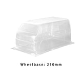 Maxbell 8.27'' Wheelbase Body Shell for 1/10 Scale RC Model Car Upgrades Spare Parts