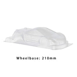 Maxbell Car Shell 210mm Wheelbase for 1/10 Scale on Road Car Modification Parts Accs