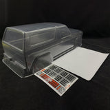 Maxbell Unpainted 1/10 RC Crawler Shell Easy to Install Clear 1/10 RC Car Body Shell