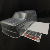 Maxbell Unpainted 1/10 RC Crawler Shell Easy to Install Clear 1/10 RC Car Body Shell