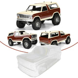 Maxbell Unpainted 1/10 RC Crawler Shell Easy to Install Clear 1/10 RC Car Body Shell