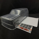 Maxbell Unpainted 1/10 RC Crawler Shell Easy to Install Clear 1/10 RC Car Body Shell
