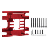 Maxbell Transmission Skid Plate Mount replacements for 1/18 RC Crawler Car Parts Part Style D Black Red