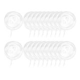 Maxbell 20Pcs Fillable Helium Transparent Balloon for Bridal Shower Backyard Wedding 11inch