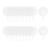 Maxbell 20Pcs Fillable Helium Transparent Balloon for Bridal Shower Backyard Wedding 11inch