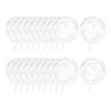 Maxbell 20Pcs Fillable Helium Transparent Balloon for Bridal Shower Backyard Wedding 11inch