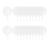 Maxbell 20Pcs Fillable Helium Transparent Balloon for Bridal Shower Backyard Wedding 11inch