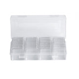 Maxbell 40 Pieces Coin Capsules 5 Sizes Coin Holder Case for Collecting Coin Display