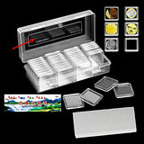 Maxbell 40 Pieces Coin Capsules 5 Sizes Coin Holder Case for Collecting Coin Display