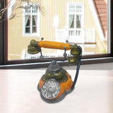 Maxbell Old Fashion Rotary Telephone Model European for Office Window Display Home Orange