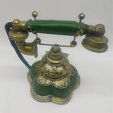 Maxbell Old Fashion Rotary Telephone Model European for Office Window Display Home Green