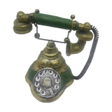 Maxbell Old Fashion Rotary Telephone Model European for Office Window Display Home Green