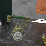 Maxbell Old Fashion Rotary Telephone Model European for Office Window Display Home Green