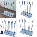 Maxbell Alligator Clip Sticks Set Universal for Card Airbrush Hobby Craft Spray Paint protective case