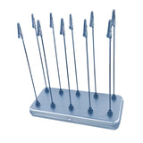 Maxbell Alligator Clip Sticks Set Universal for Card Airbrush Hobby Craft Spray Paint pointy
