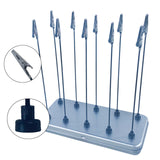 Maxbell Alligator Clip Sticks Set Universal for Card Airbrush Hobby Craft Spray Paint pointy