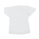 Maxbell 1:12 Short Sleeve Cloth Figure Doll Clothes for 6inch Female Soldier Figures White