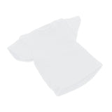 Maxbell 1:12 Short Sleeve Cloth Figure Doll Clothes for 6inch Female Soldier Figures White