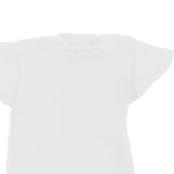 Maxbell 1:12 Short Sleeve Cloth Figure Doll Clothes for 6inch Female Soldier Figures White