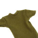 Maxbell 1:12 Short Sleeve Cloth Figure Doll Clothes for 6inch Female Soldier Figures Green