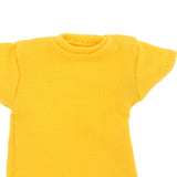 Maxbell 1:12 Short Sleeve Cloth Figure Doll Clothes for 6inch Female Soldier Figures Yellow
