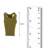 Maxbell 1/12 Women Vest Handmade Doll Clothes for 6in Female Action Figures Dress up Green