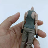Maxbell 1/12 Women Vest Handmade Doll Clothes for 6in Female Action Figures Dress up Green