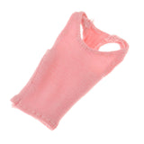 Maxbell 1/12 Women Vest Handmade Doll Clothes for 6in Female Action Figures Dress up Pink