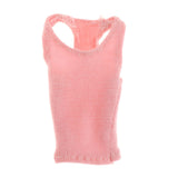 Maxbell 1/12 Women Vest Handmade Doll Clothes for 6in Female Action Figures Dress up Pink