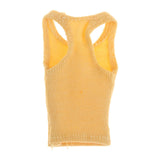 Maxbell 1/12 Women Vest Handmade Doll Clothes for 6in Female Action Figures Dress up Yellow