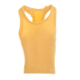 Maxbell 1/12 Women Vest Handmade Doll Clothes for 6in Female Action Figures Dress up Yellow