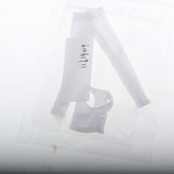 Maxbell 1/12 Scale Women Figure Vest and Pants Accs for 6 inch Female Action Figures White