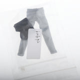 Maxbell 1/12 Scale Women Figure Vest and Pants Accs for 6 inch Female Action Figures Black Gray
