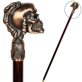 Maxbell Skull Head Walking Cane Joke Pretend Play for Prom Cosplay Fancy Dress Party