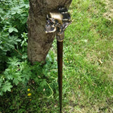 Maxbell Skull Head Walking Cane Joke Pretend Play for Prom Cosplay Fancy Dress Party