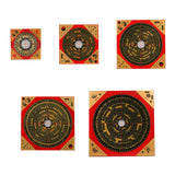 Maxbell Feng Shui Compass Luo Pan Bagua Square Luopan for Hiking Camping Backpacking 8cm