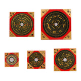 Maxbell Feng Shui Compass Luo Pan Bagua Square Luopan for Hiking Camping Backpacking 8cm