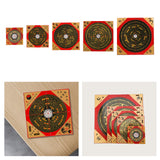 Maxbell Feng Shui Compass Luo Pan Bagua Square Luopan for Hiking Camping Backpacking 8cm