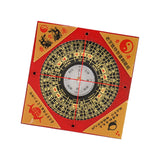 Maxbell Feng Shui Compass Luo Pan Bagua Square Luopan for Hiking Camping Backpacking 8cm