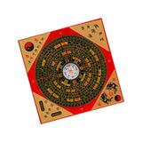 Maxbell Feng Shui Compass Luo Pan Bagua Square Luopan for Hiking Camping Backpacking 13cm